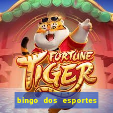 bingo dos esportes para imprimir